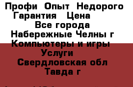 Профи. Опыт. Недорого. Гарантия › Цена ­ 100 - Все города, Набережные Челны г. Компьютеры и игры » Услуги   . Свердловская обл.,Тавда г.